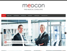 Tablet Screenshot of medcon.de